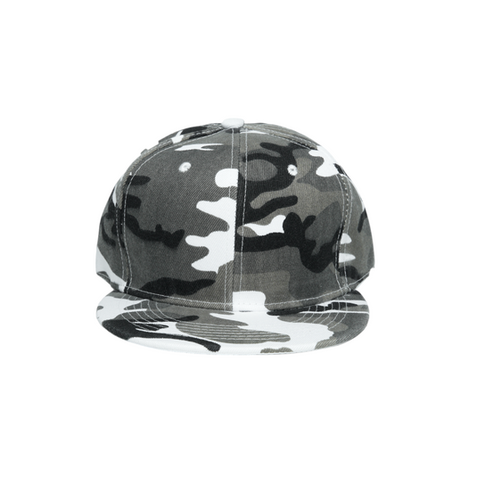 Chokore Camouflage Flat Brim Baseball Cap (Gray)