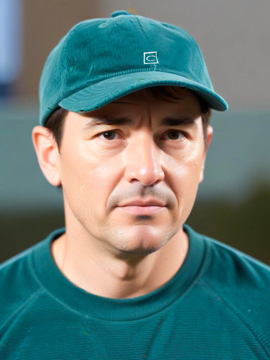 Chokore All Seasons Corduroy Baseball Cap (Peacock Blue)