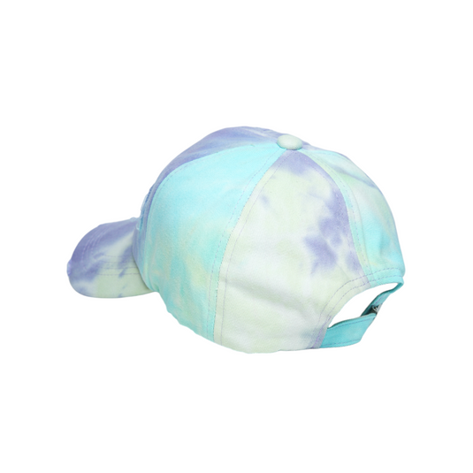 Chokore Distressed Tie-Dye Baseball Cap (Lavender & Blue)