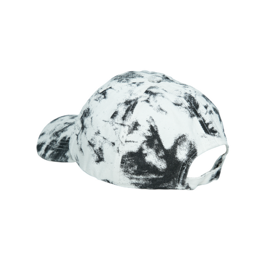 Chokore Distressed Tie-Dye Baseball Cap (Gray & White)