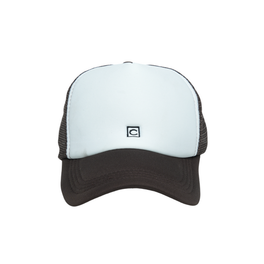 Chokore Mesh Baseball Cap with Soft Foam Front (Brown & White)