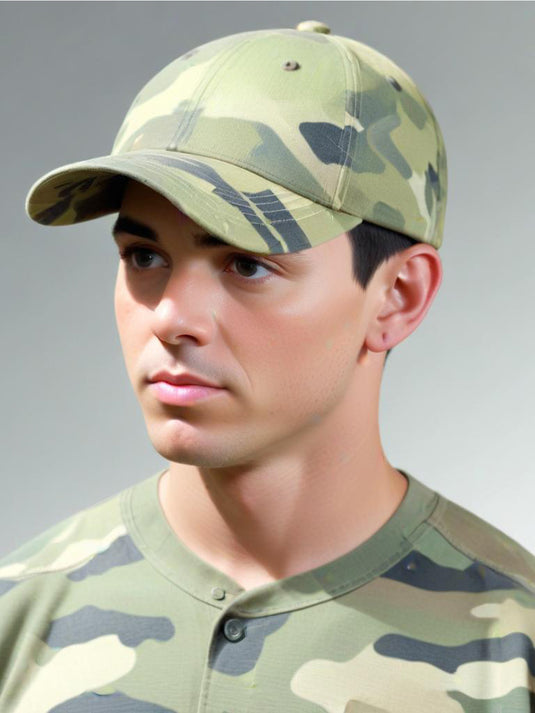Chokore Camouflage 6-Panel Baseball Cap (Army Green)
