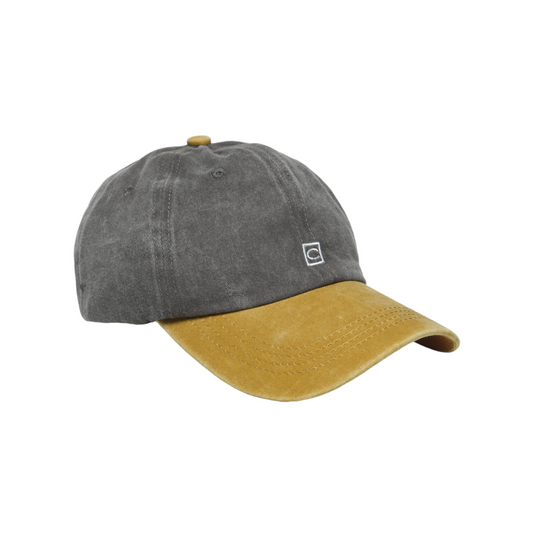 Chokore Washed Denim Baseball Cap in Dual Tone (Brown)