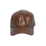 Chokore  Chokore Vintage Leather Baseball Cap with Ear Protector (Light Brown)