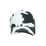 Chokore  Chokore Cow Print Baseball Cap (White)