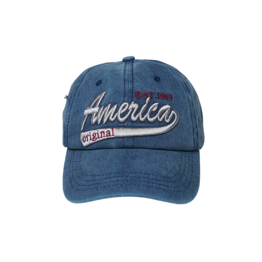 Chokore Chokore American Embroidered Baseball Cap (Blue)