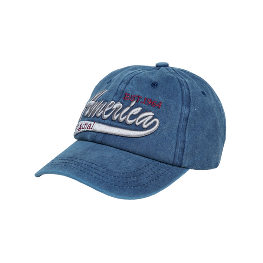 Chokore Chokore American Embroidered Baseball Cap (Blue)