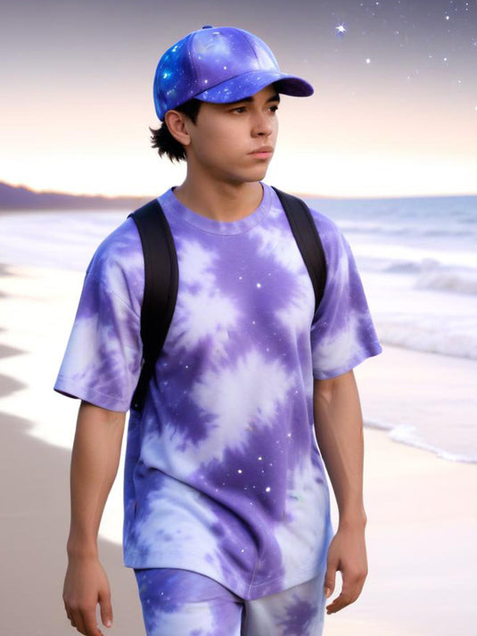 Chokore Starlight Print Baseball Cap (Blue)