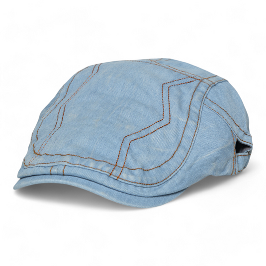 Chokore Denim Retro Ivy Cap (Light Blue)