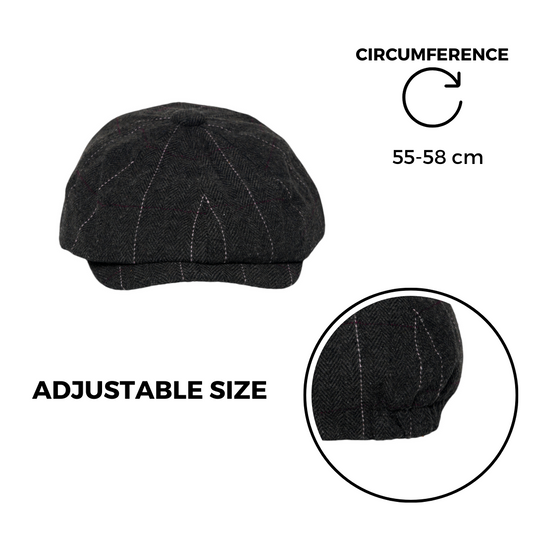 Chokore Winter Newsboy Cap (Dark Brown)