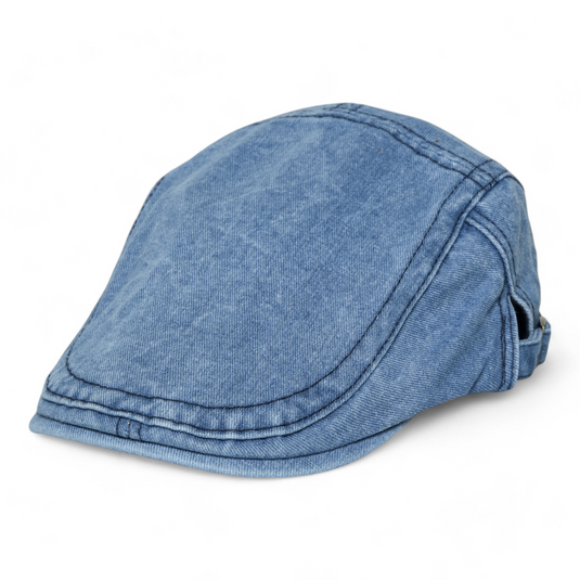 Chokore Denim Flat Ivy Cap (Denim Blue)