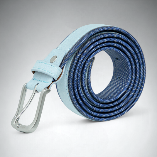 Casual Suede Leather Belt (Blue)