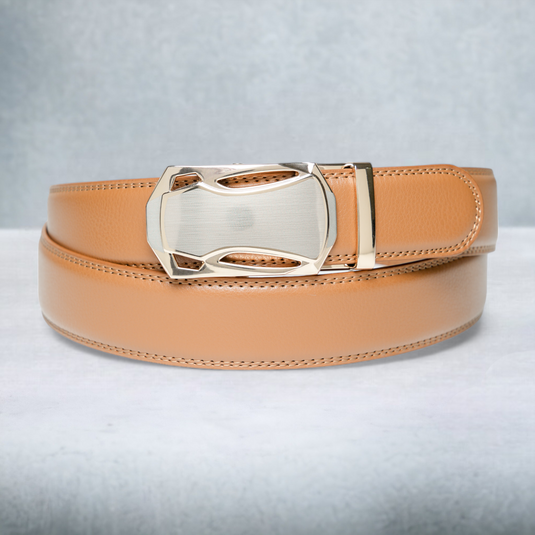 Chokore Automatic Golden Buckle Belt (Tan)