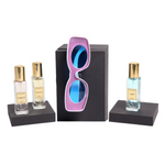 Chokore Chokore Special 2-in-1 Gift Set for Him (Cowboy Hat - Black, & Perfumes Combo) Chokore Special 2-in-1 Gift Set for Him/Her (Oval Sunglasses, & Perfumes Combo)