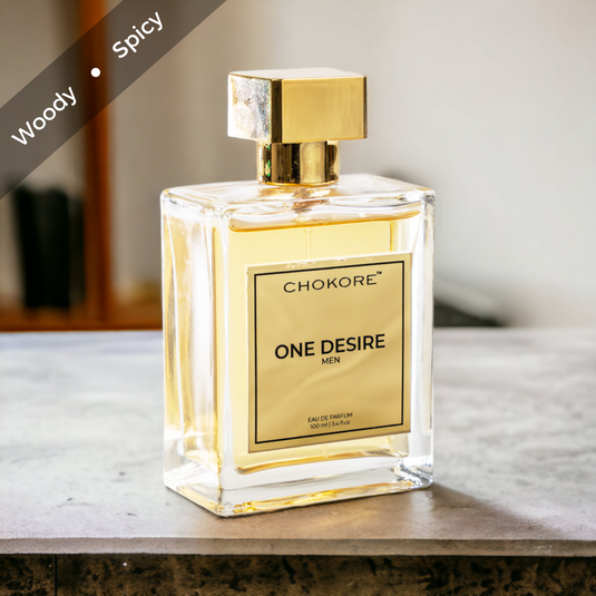 Chokore Special 4-in-1 Gift Set for Him (Pocket Square, Necktie, Hat & 100 ml One Desire Perfume)