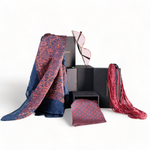 Chokore Chokore Special 2-in-1 Gift Set for Her(Pink and Purple Silk Scarf & 20 ml Enchanted Perfume)Her (Printed Stole & 20 ml Scandalous Perfume) Chokore Special 4-in-1 Gift Set for Her (Silk Stole, Scarf, Sunglasses, & Necklace)