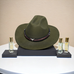 Chokore Chokore Special 2-in-1 Gift Set for Him (Cowboy Hat - Black, & Perfumes Combo) 