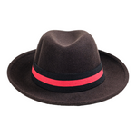 Chokore  Chokore Double-tone Fedora Hat (Black)