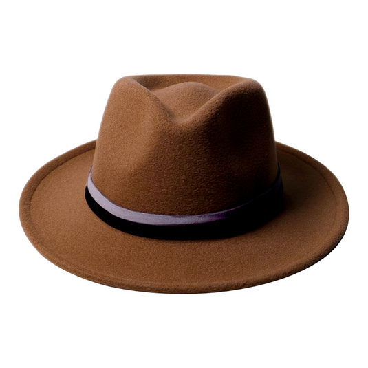 Chokore Vintage Fedora Hat (Butterscotch)