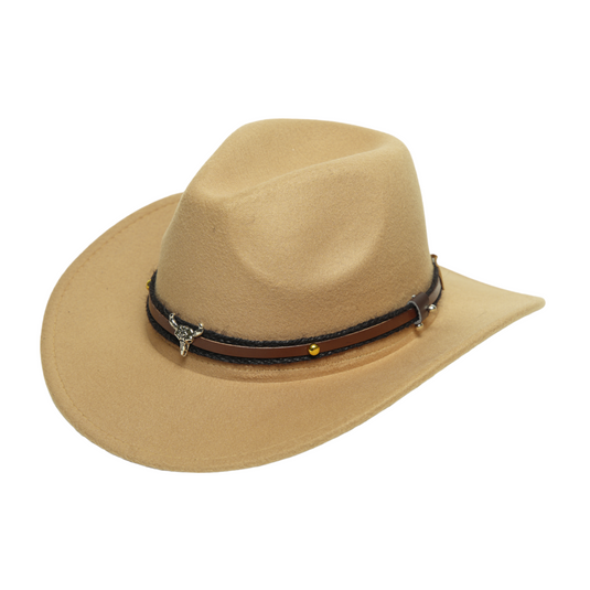 Chokore American Cowhead Cowboy Hat (Beige)