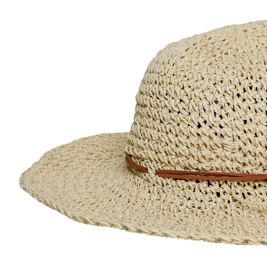 Chokore Woven Floppy Straw Sun Hat (Beige)