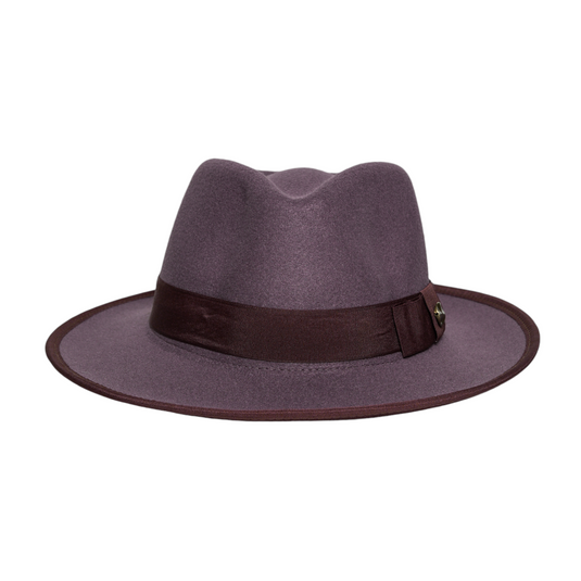 Chokore Vintage Jazz Party Fedora Hat (Purple)
