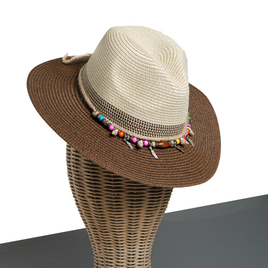 Chokore Coastal Summer Straw Hat (Brown)
