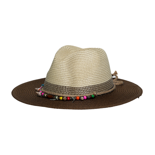 Chokore Coastal Summer Straw Hat (Brown)