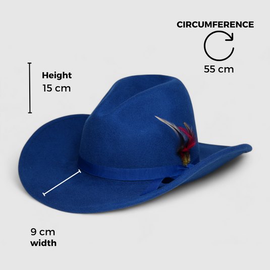 Chokore Classic Signature Cowboy Hat (Blue)