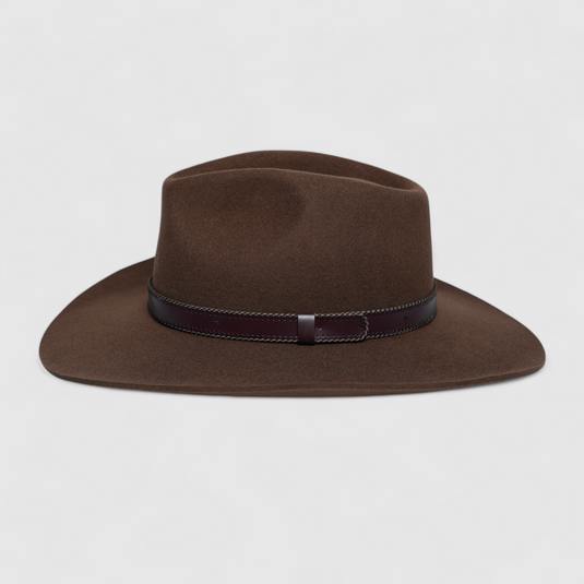 Chokore Rustic Bridlewood Cowboy Hat (Dark Brown)