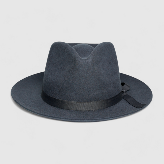 Chokore Retro Iconic Fedora Hat (Dark Grey)