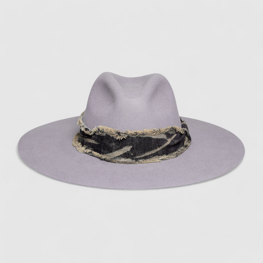 Chokore Boho Chic Fedora Hat (Grey)