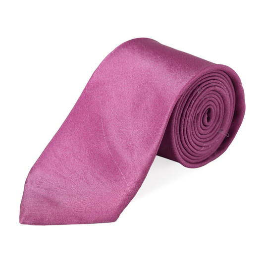 Chokore Jaali Good (Pink) - Pocket Square & Flamingo Pink Silk Tie - Solids line