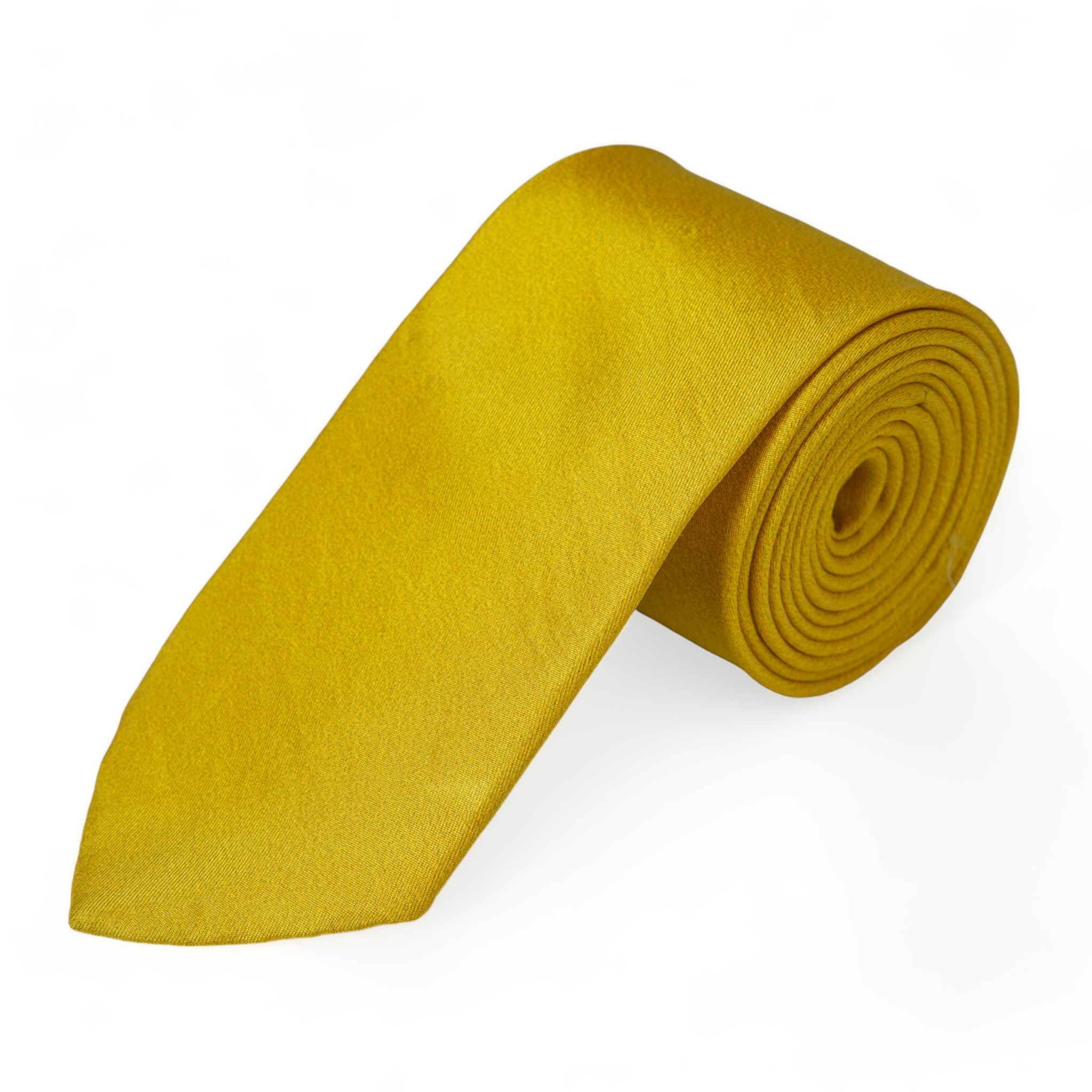Chokore Gulmarg - Pocket Square & Chokore Yellow Silk Tie - Solids range