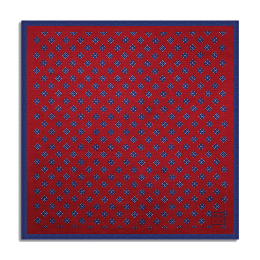 Chokore Panjim - Pocket Square & Chokore Burgundy Silk Tie - Solids line