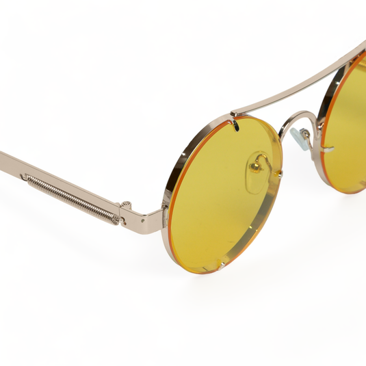 Chokore Retro Polarized Sunglasses (Yellow & Golden)