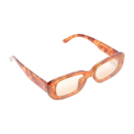 Chokore Rectangular Sunglasses with UV 400 Protection (Leopard)