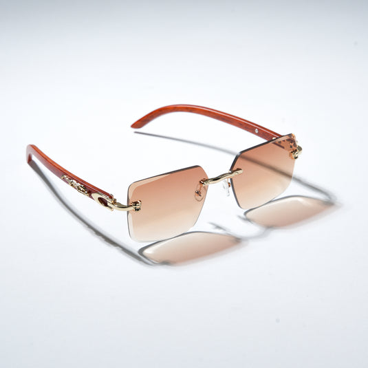 Chokore Leopard Wood Sunglasses (Brown)