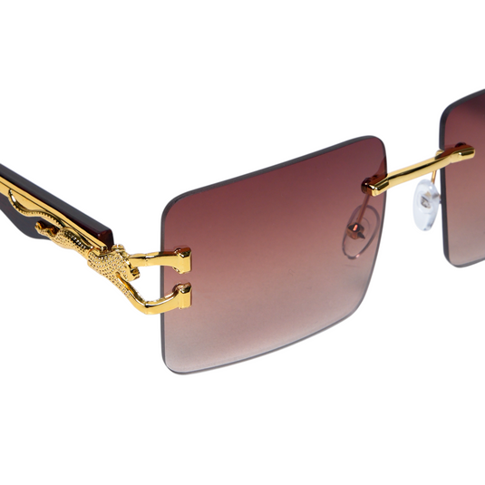 Chokore Classic Edge Gradient Sunglasses (Brown)