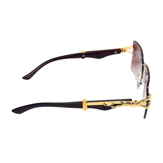 Chokore Classic Edge Gradient Sunglasses (Brown)