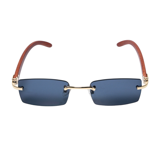 Chokore Aero Clear Sunglasses (Black & Brown)