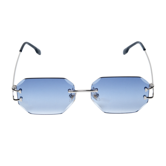 Chokore Polarix Rimless Sunglasses (Blue)