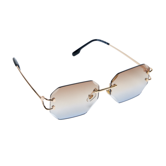 Chokore Polarix Rimless Sunglasses (Brown)