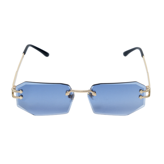Chokore UV Edge Pro Rimless Sunglasses (Blue)