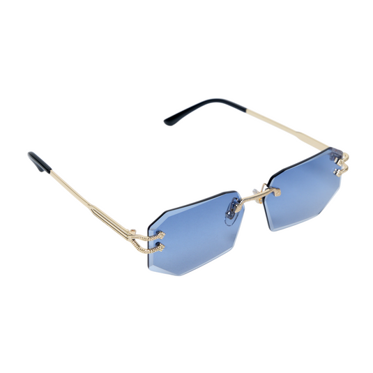 Chokore UV Edge Pro Rimless Sunglasses (Blue)