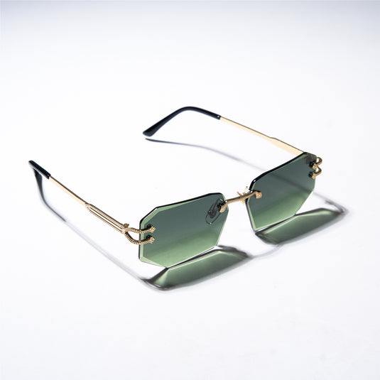 Chokore Ultra Protection Rimless Sunglasses (Green)