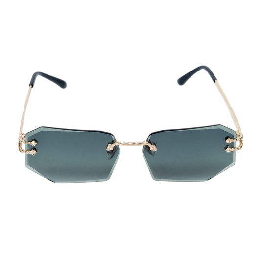 Chokore Ultra Protection Rimless Sunglasses (Green)