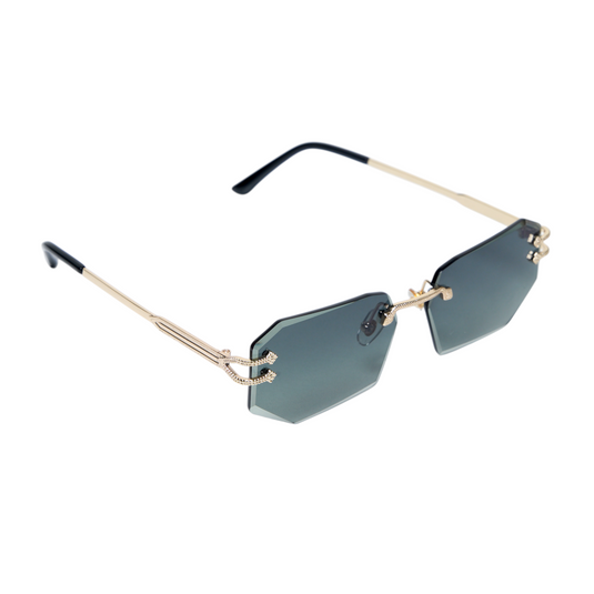 Chokore Ultra Protection Rimless Sunglasses (Green)