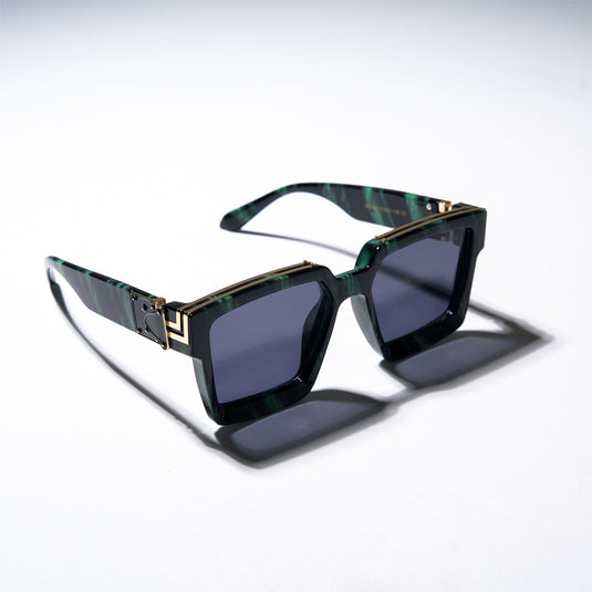 Chokore Clarity X Bold Sunglasses (Black & Green)