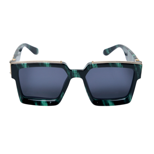 Chokore Clarity X Bold Sunglasses (Black & Green)
